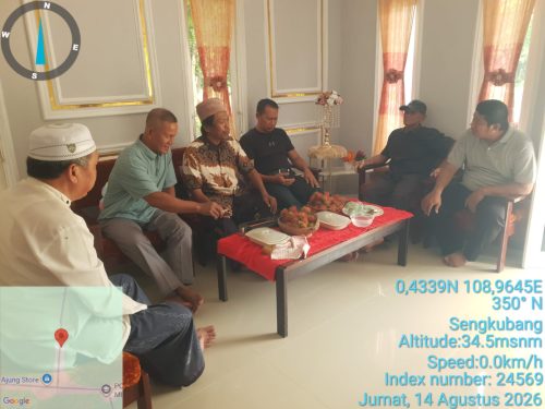 Eric Ibrahim Pattimura Sedekah Jariyah Rp.3 Juta untuk Pembangunan Sumur Bor Masjid Al Mulk Desa Sengkubang.