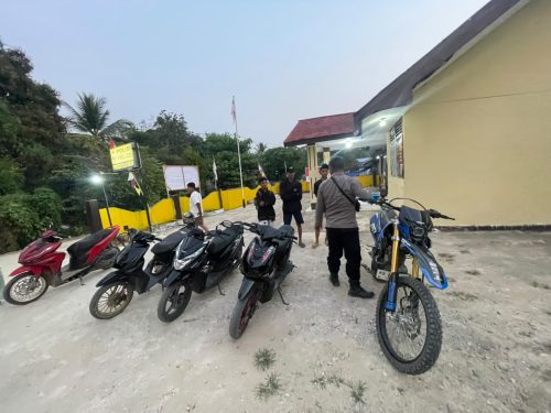 Polsek Ella Hilir Tertibkan Knalpot Brong dan Balapan Liar
