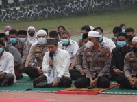 Polres Landak Gelar Shalat Istisqa, Mohon Hujan di Tengah Kondisi Kemarau