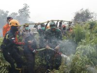 Perkuat Pasukan yang Telah Bergerak, Kodim Mempawah Bersama Lintas Sektoral Tingkatkan Kesiapsiagaan Hadapi Karhutla