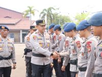 Kapolres Ketapang Pimpin Pelantikan Kabag Log dan Sertijab Dua Kapolsek