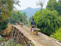 Jembatan Gantung 32 Meter Sudah Mulai Dibangun, Hubungkan Kabupaten Mempawah dan Kabupaten Landak