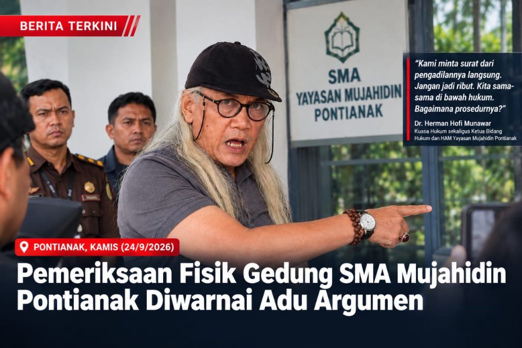 <h4><a href='https://postkotapontianak.com/adu-argumen-warnai-pemeriksaan-gedung-sma-mujahidin-pontianak/' title='Adu Argumen Warnai Pemeriksaan Gedung SMA Mujahidin Pontianak'>Adu Argumen Warnai Pemeriksaan Gedung SMA Mujahidin Pontianak</a></h4>