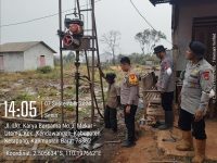 Polsek Kendawangan Bersama BKO Brimob Polri Bersinergi Siapkan Sumur Bor untuk Perkuat Penanggulangan Karhutla
