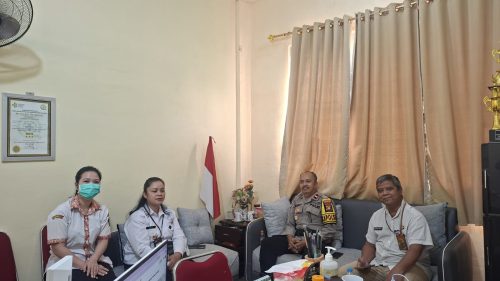 Hadapi Ancaman Karhutla, Polsek Sebangki Bersinergi Siapkan Posko Kesehatan