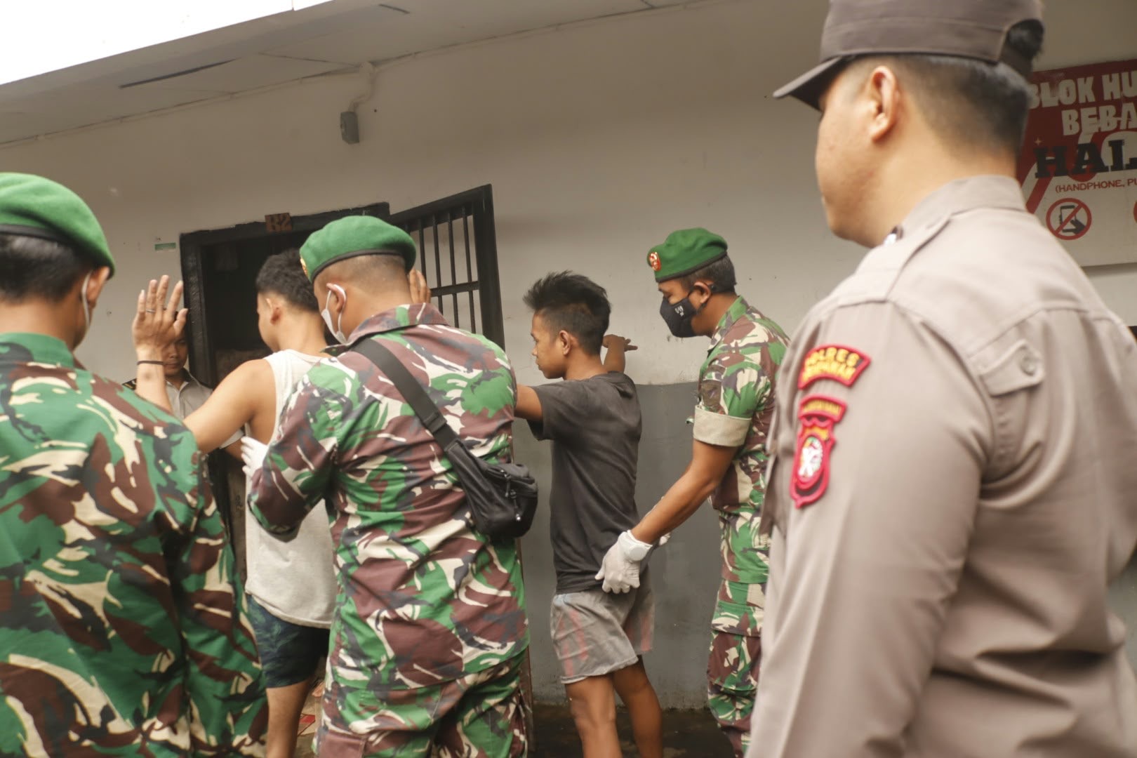 Sidak Gabungan di Rutan Mempawah, Kodim 1201 Turunkan Personel Jaga Stabilitas Keamanan
