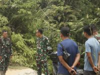 Dandim 1201/Mempawah Cek Kesiapan Pembangunan Jembatan Merah Putih ke-6 dan ke-7