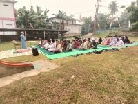 Polsek Menjalin Hadiri Sholat Istisqo di Masjid Nurul Yaqin