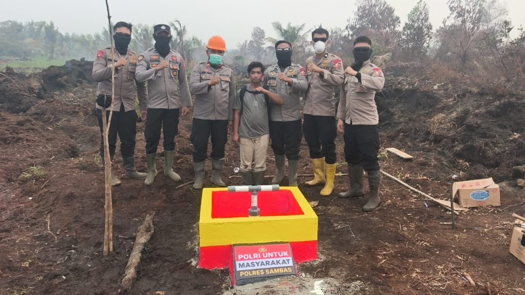 Polsek Jawai Bangun Sumur Bor di Lokasi Rawan Kebakaran