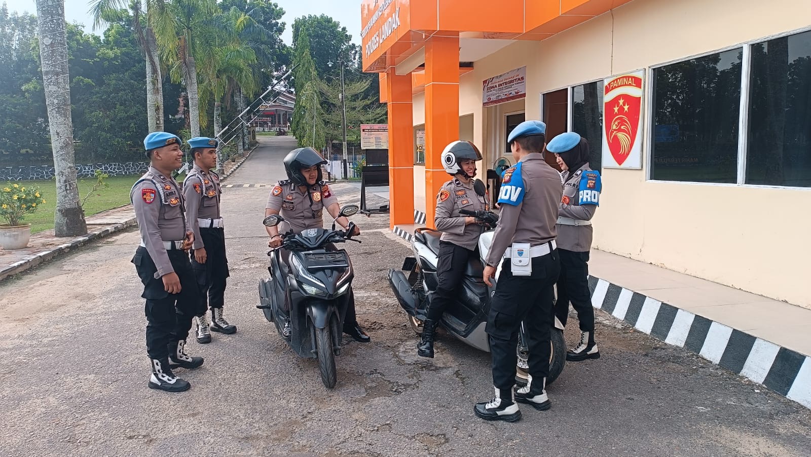 Operasi Patuh Kapuas 2026, Polres Landak Gelar Gaktibplin Personel