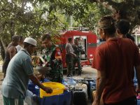 Berulang dan Berkelanjutan, Kodim 1201/Mempawah Kembali Salurkan Air Bersih untuk Warga