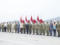 Kodim 1201/Mempawah Kawal Kunjungan Menhan RI di Pelabuhan Kijing, Satyalancana Dharma Samudera Dianugerahkan kepada Personel JSDF